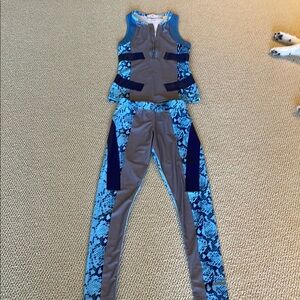 Stella McCartney -Blue and Gray athletic wear set